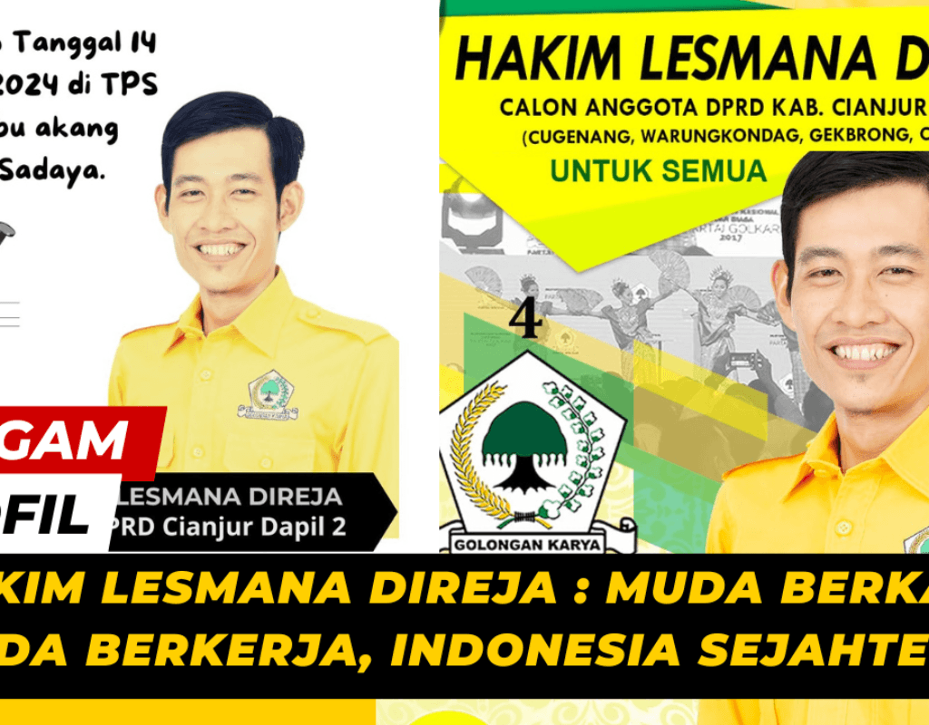 Kita Satu Untuk Indonesia Golkar Menang Rakyat Sejatera Bersama Kang Hakim.