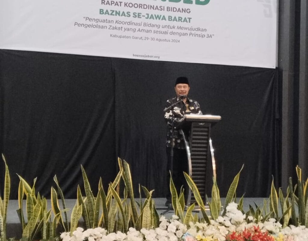 Pimpinan BAZNAS Kabupaten/Kota se-Jabar Hadiri Rakorbid Baznas Jabar. Acara Dilaksnakan 4 Gelombang.